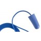 Earline kék, zsinóros, lekerekített hengeres füldugó beépített fémgolyóval - 30210 (Hallásvédelem):