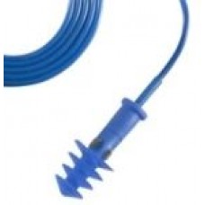 Lamellás kék, zsinóros, detektálható TPR füldugó szárában acél jelzővel, mosható - 30212 (Hallásvédelem):