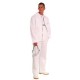 Fehér kabát, egyenes fazon, 100% pamut, 230 g/m² (Élelmiszeripari ruházat):