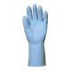 Pamutdzsörzé anyagra mártott kék latex kesztyű - 5206-10 (Mártott latex kesztyűk):